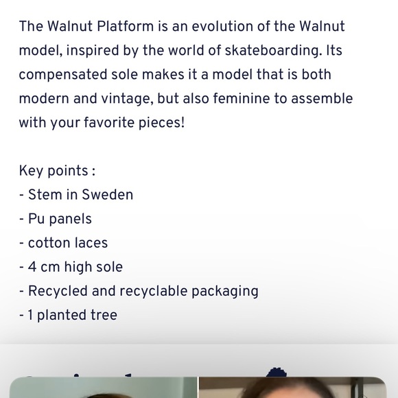 Faguo Walnut platform sneakers size 8 - Picture 8 of 9